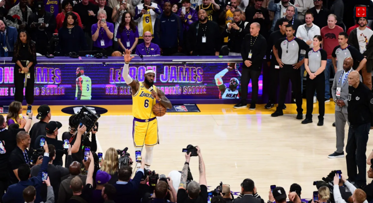 LeBron James se torna o maior pontuador da história da NBA